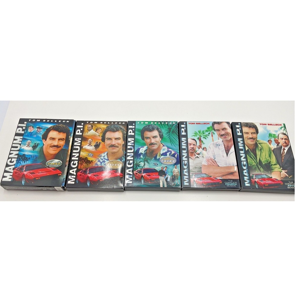 Magnum P.I. Seasons 1-5 DVD Box Set Tom Selleck TV Series